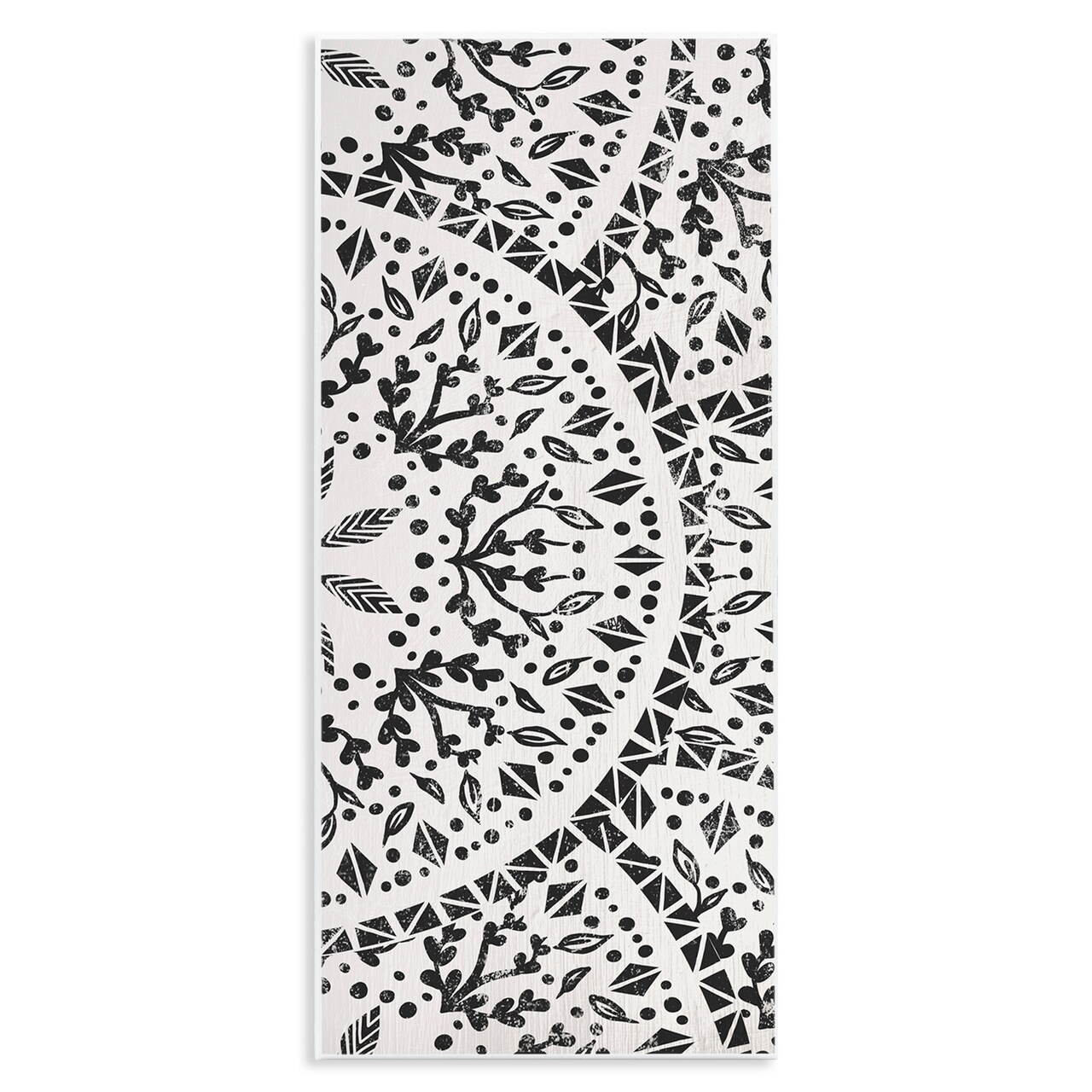 Stupell Industries Boho Fractal Pattern Study Wall Plaque Art